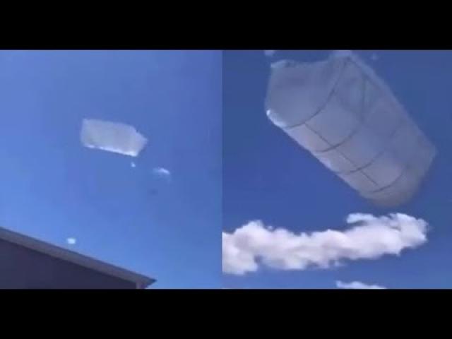 Man gets knocked out by flying tent