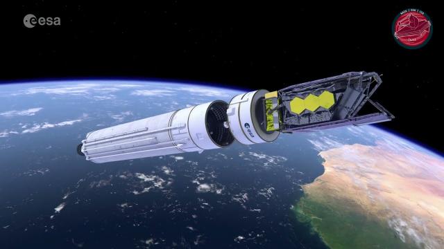 Artist's Impression of Webb's Journey to Space