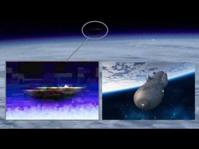 Texas Size UFO Recorded In Earths Low Orbit