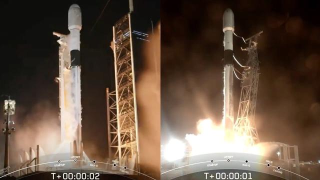 SpaceX completes Starlink doubleheader with launches from Florida and California