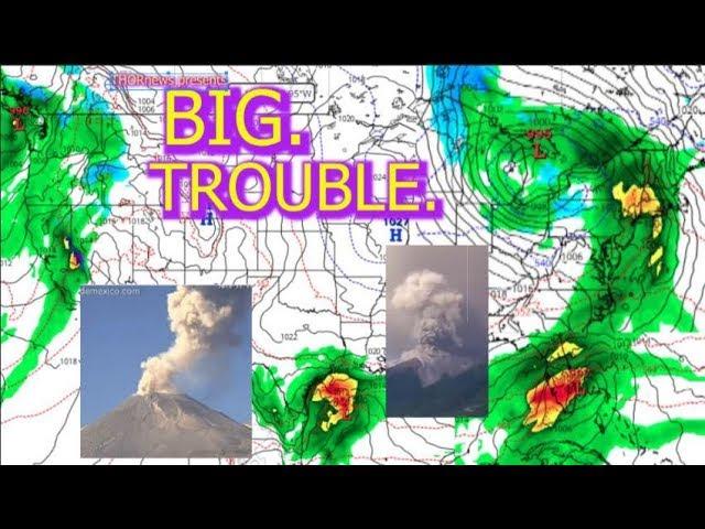 Red Alert! Mexico & Guatemala Volcanoes Erupt! California Floods & Major Storms