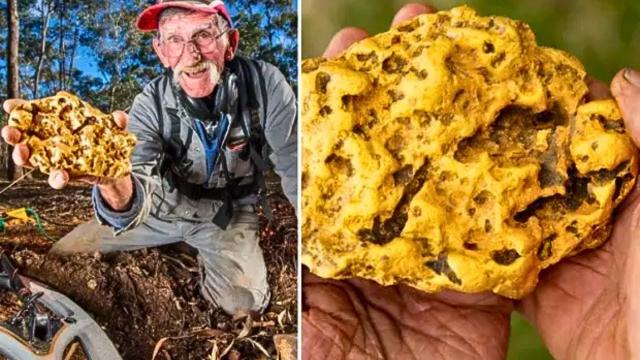 Man Found Giant Stone of Gold At Park , Only To Realize Later it's More Valuable Than Gold