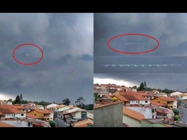 Something shoots out of the clouds in Parque Do Carmo, Chile