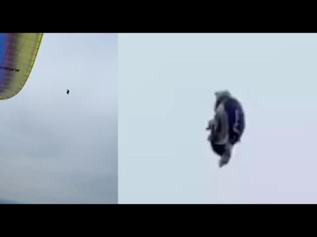 Hang Glider caught bizarre looking UFO in Texas