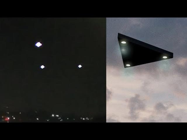 Huge Triangle UFO Filmed from a Car on the Highway USA, June 2022 ????