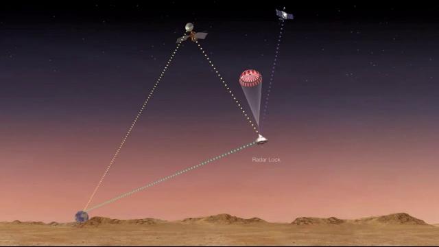 How will we hear from Perseverance during Mars entry, descent and landing?