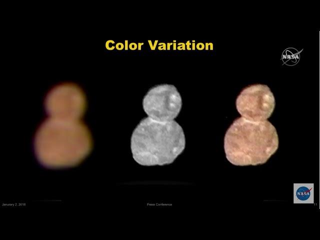 See Ultima Thule in Color - 'Definitively Red'