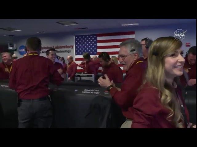 Touchdown! InSight Lands on Mars, Mission Control Erupts