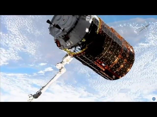 Japan's HTV-9 cargo ship captured by space station