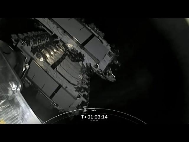Watch SpaceX deploy 50 Starlink satellites in this view from space