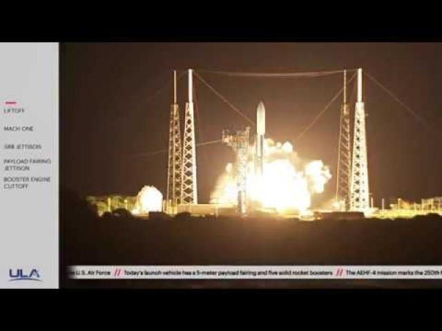 Blastoff! AEHF-4 Air Force Satellite Launches Atop Atlas V Rocket
