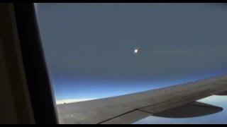 UFO Sightings Shocking Close Encounter With UFO And Airplane! Fantastic UFO Evidence 2013!