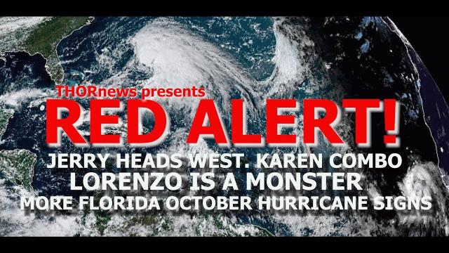 RED ALERT! Jerry WEST. Model Madness. Monster Lorenzo & October Florida* Hurricane