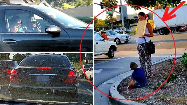 Woman always gave change to a POOR WOMAN and didn’t even suspect who was standing in front of her