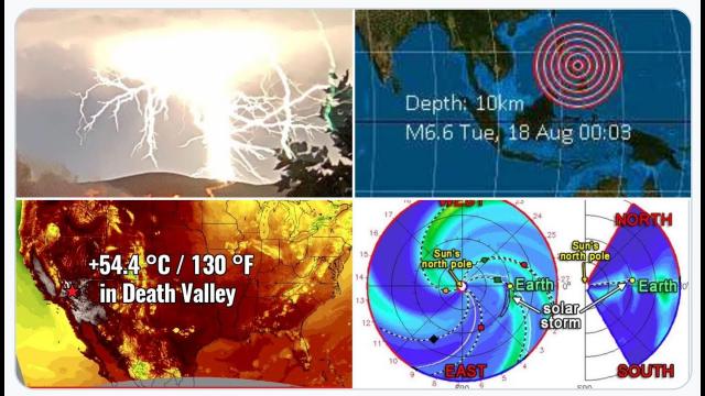 6.9 Earthquake in Philippines, Solar Storm hits Earth August 20th, HEAT & Planet Parade