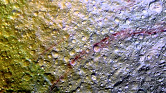 Mysterious Blood Red Streaks On Saturn’s Moon Detected | Video