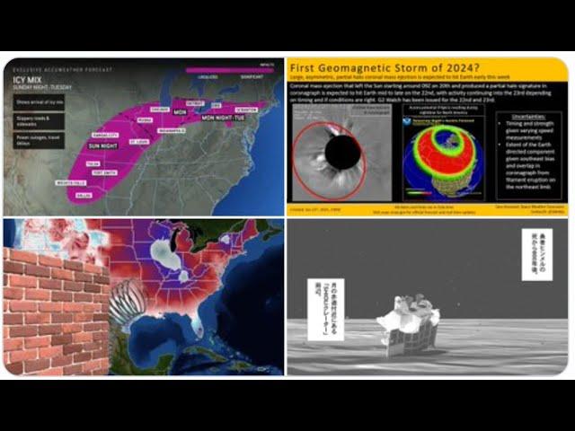 Asteroid EXPLODES over Germany! Ice & Floods to hit USA! Storm Isha batters UK! Solar Storm inbound!