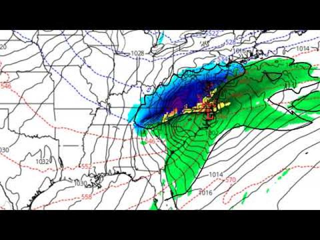 Atmospheric Snow Turtle Fish Eater storm on Monday for the East Coast?