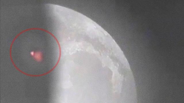 Triangle Craft UFO on Moon caught on camera by amateur astronomer, Dec 2023 ????