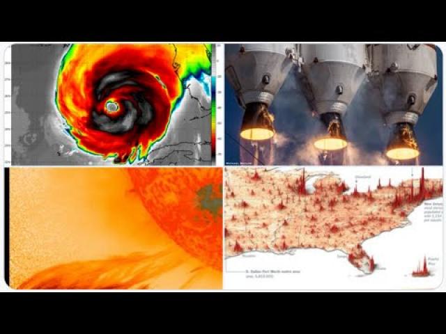 Florida prepares for Major Hurricane Impacts! NASA to punch an Asteroid on Monday! & BIG JUPITER.