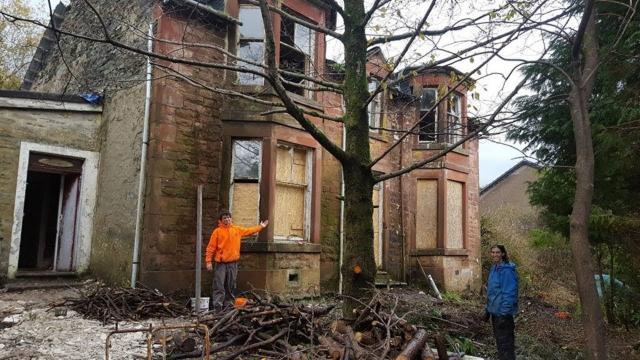 COUPLE ACCIDENTALLY BUYS A 100 YEAR OLD MANSION THAT HAS A SECRET OF ITS OWN