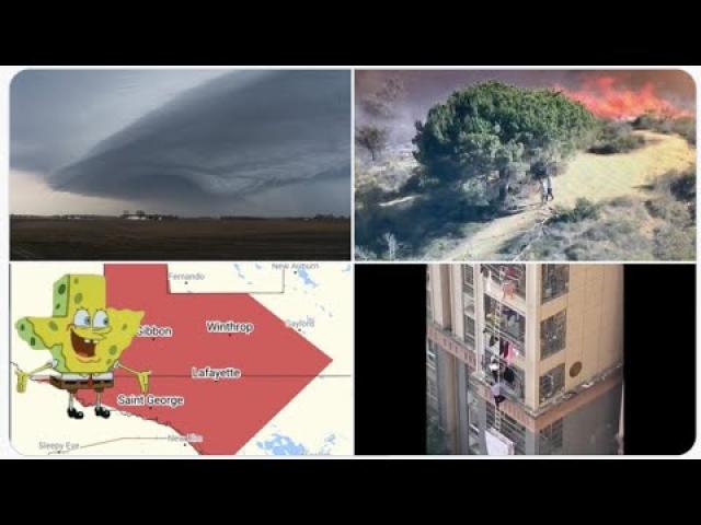 North Korea goes into Lockdown! Wildfires in Laguna CA! Big Storms in Minnesota! High Rivers USA*!