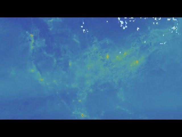 Seen from Space: Significant drop in air pollution over US in March 2020