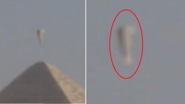 Real UFO Captured From Giza | Inverted Pyramid shape UFO Over Giza Pyramid | Real UFO Sightings 2016