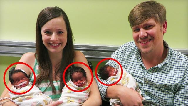 Mom Gives Birth To Triplets, Realizes Their Faces Are Too Familiar To Hide