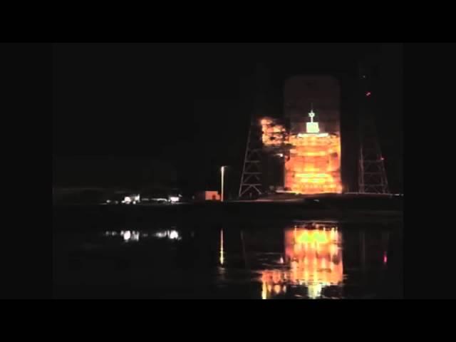 Orion Test Flight - Delta 4 Heavy Rocket Rolls Out | Time-Lapse Video