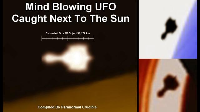 Mind Blowing UFO Caught Next To The Sun