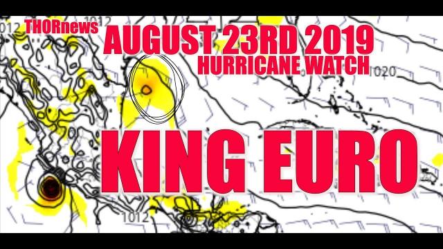 August 23rd Hurricane Watch Between Texas & Florida