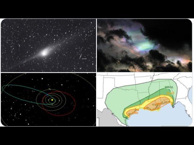 Texas Snow AND Tornadoes? Asteroid to almost spank Earth's booty & Comet e3 ZTF has an anti-tail.