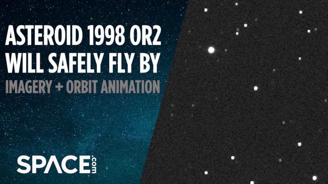 Big asteroid 1998 OR2 will safely fly by (imagery + orbit animation)