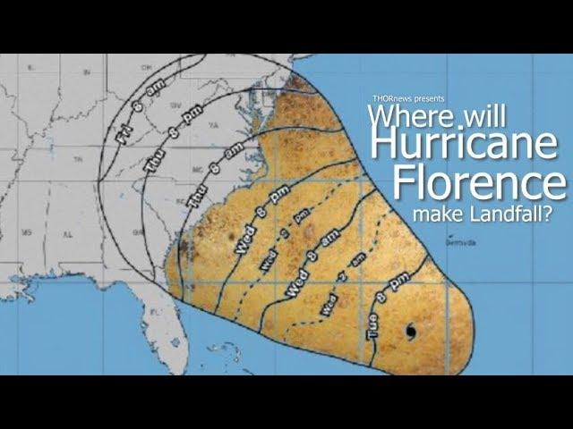 Where will deadly Hurricane Florence make landfall?