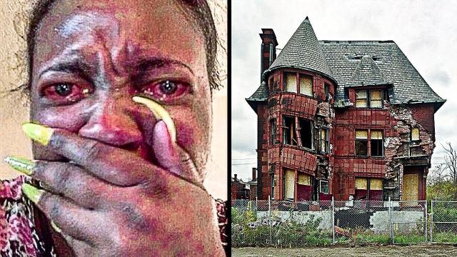 Girl Was Exploring Abandoned Home Shocked When She Saw The Occupant In Living Room