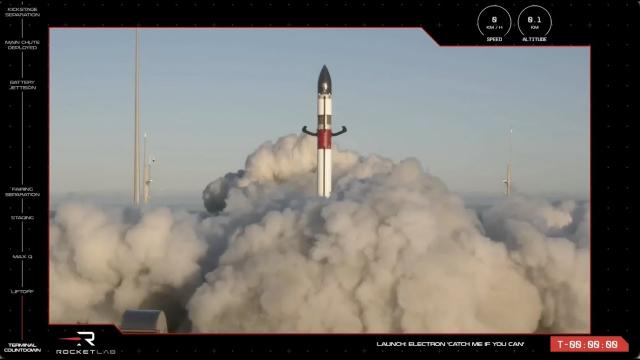 Rocket Lab launches Swedish satellite, helicopter fails to catch booster