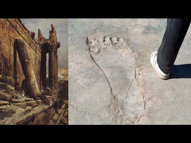 Enourmous Footprints at Ain Dara Temple Ruins Remind of a Long Forgotten Race of Giants