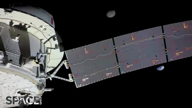 Amazing Artemis 1 views of Earth and moon continues to beam down - Time-lapse!