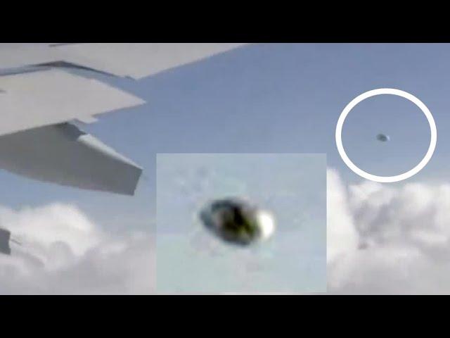 UFO Filmed on a flight from Amsterdam to Dallas