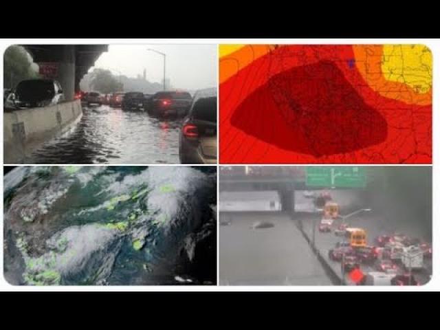 Major Floods in New York, NJ & Texas! West Coast Heatwave & lots of Severe  Weather!