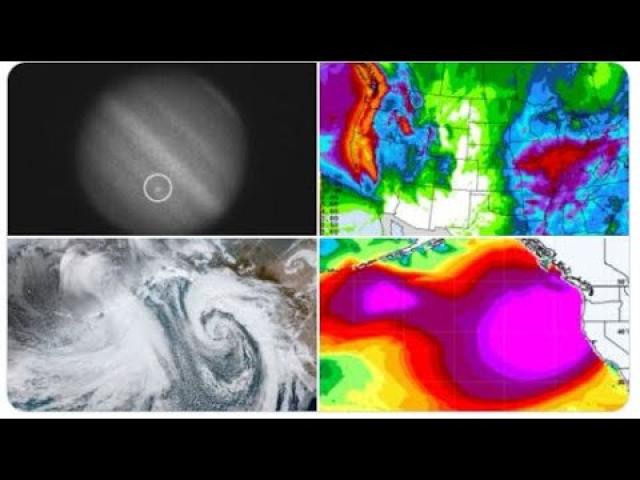 Hurricane Force Storm to hit Pacific NW! Another Jupiter impact! Major storms hit India & France!