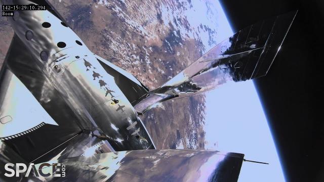 Virgin Galactic's 1st human spaceflight from New Mexico! See highlights