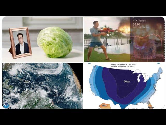Elon Musk says Twitter could go Bankrupt soon! TS Nicole moves over USA & here comes Big Cool Down