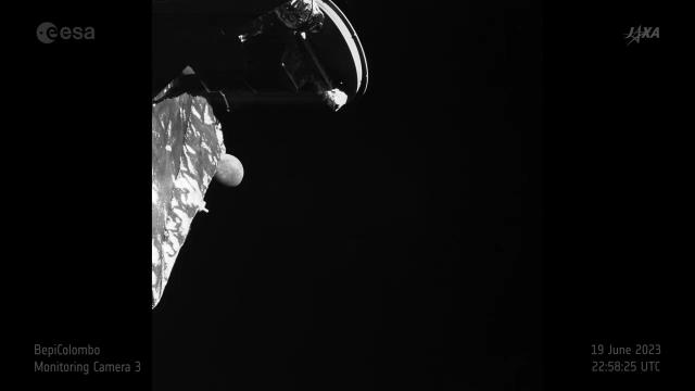 BepiColombo spacecraft flies by Mercury in stunning time-lapse