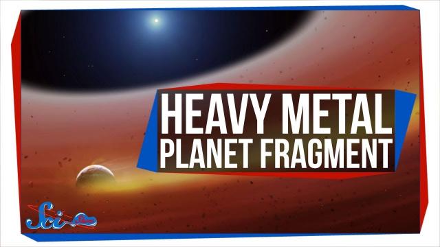 The Most Metal Planet Fragment Ever