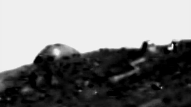 LARGE UFO SEEN LEAVINGS MARS? DOMES BUILDINGS FOUND ON MARS ALSO?