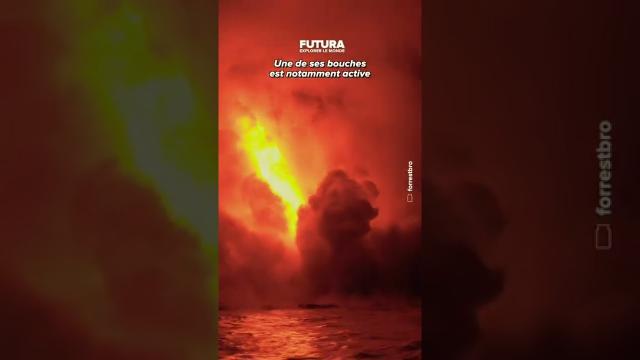 La fontaine de lave infinie du volcan  Kilauea à Hawaï ! ????