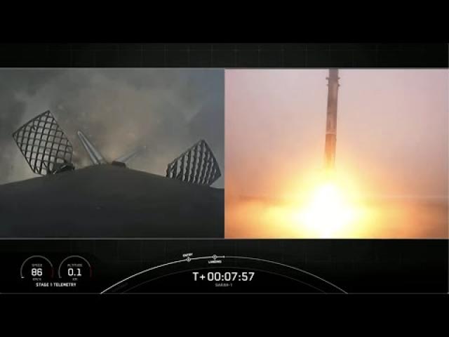 SpaceX launches German military satellite, lands booster in California