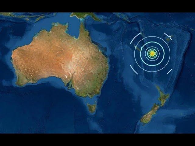 7.7 magnitude Earthquake South Pacific Ocean